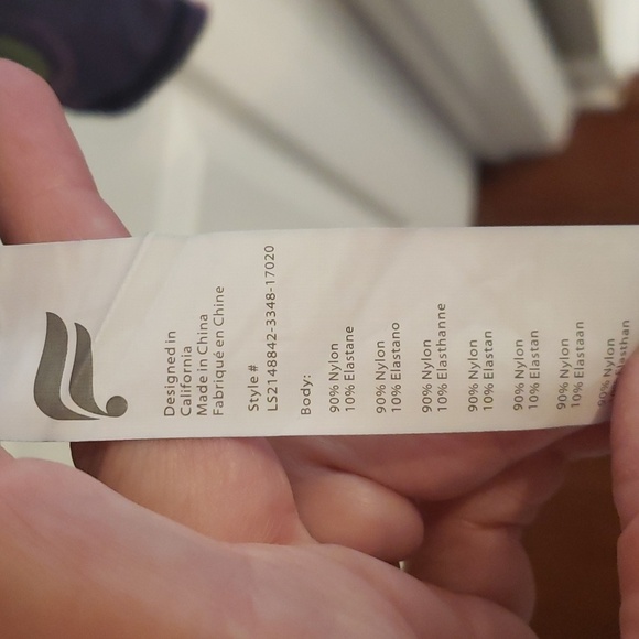 Fabletics Felicity Mesh tie dye top in purple size xs - Picture 7 of 9